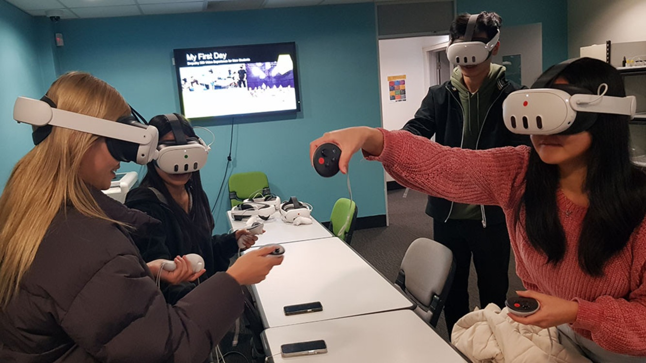 Students in a VR Class (photo 2024)